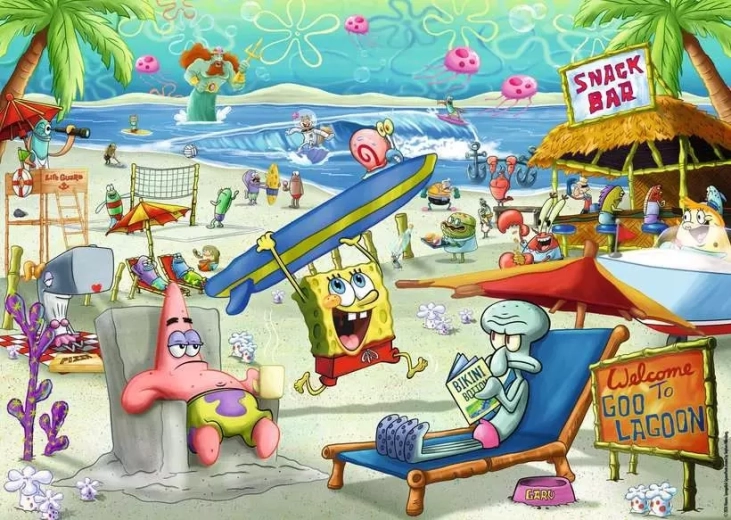 RAVENSBURGER pusle Spongebob 1000 tükki