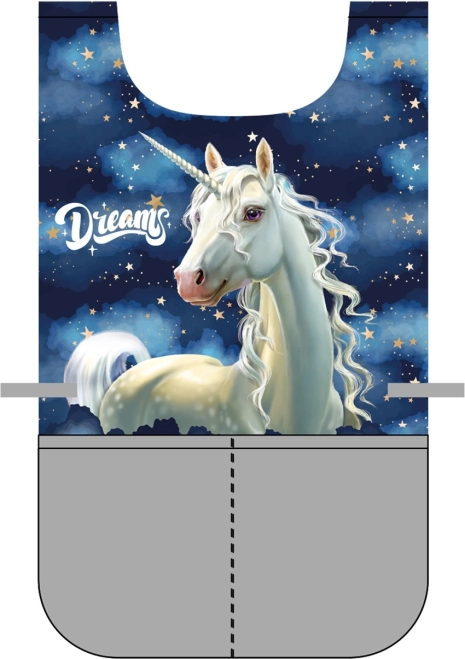 Põll-ponšo Unicorn kunstitundideks