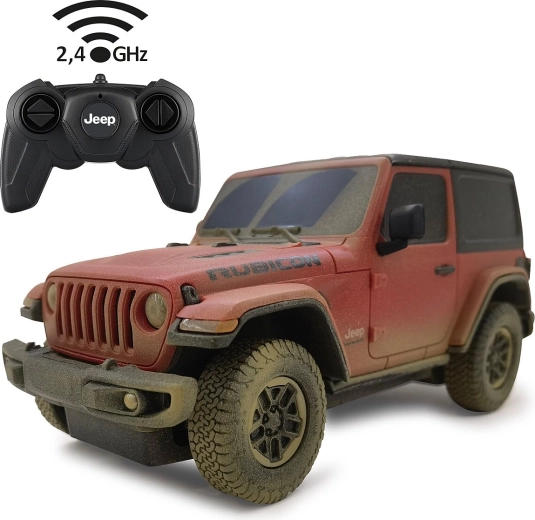 RC Jeep Wrangler Rubicon Muddy Car 1:24