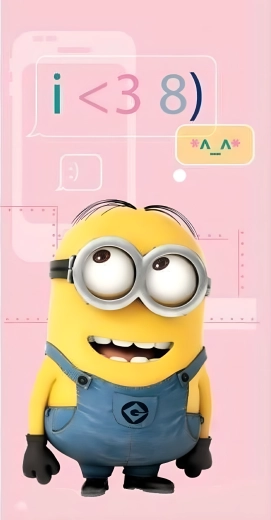 Laste puuvillane rannarätik Minionid roosa 70 × 140 cm