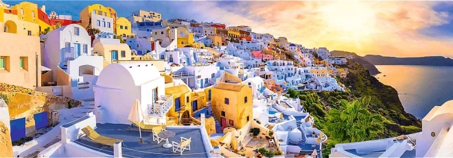 Panoraampusle 1000 tükki – Santorini päikeseloojang firmalt Trefl