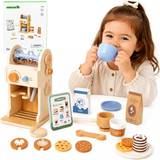 Puidust kohvimasin Barista TOOKY TOY