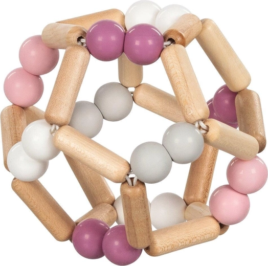 Goki baby mattring elastse palliga, roosa – 1 tk