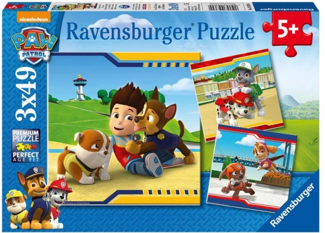 Ravensburgeri pusle Paw Patrol Best Friends 3×49 tükki