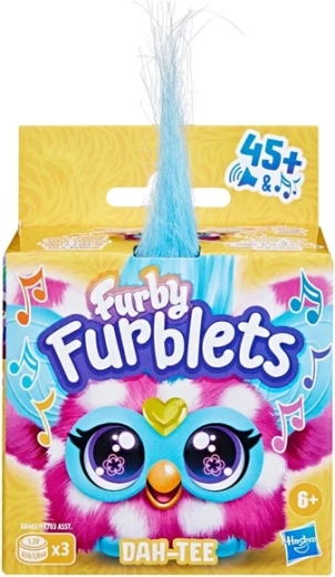 Furby Furblets Dah-Tee interactive mini plush toy with clip