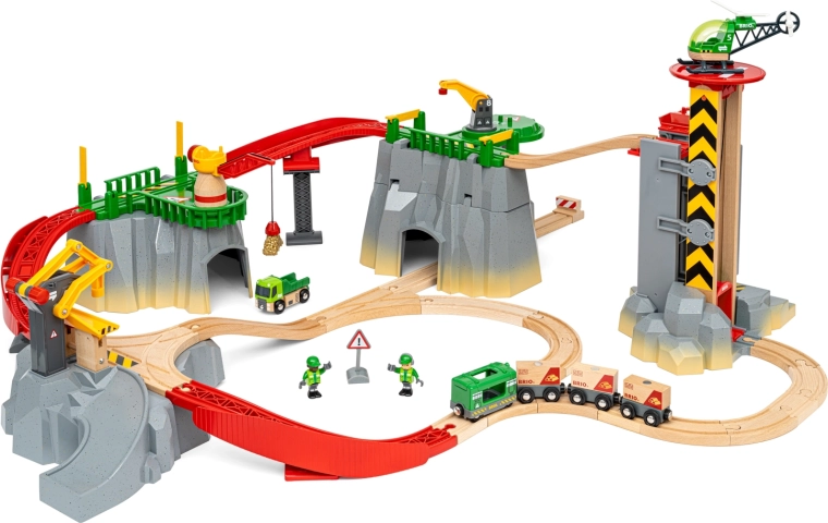 BRIO World kaubaveo mägirongikomplekt