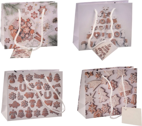Jõulune kinkekott Piparkook 15 × 6 × 12 cm (4 varianti)