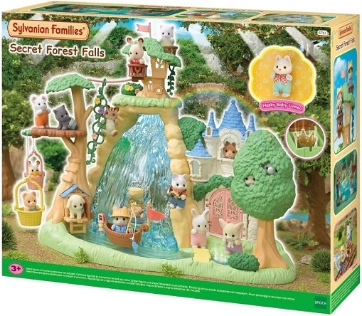 Sylvanian Families Secret Foresti saar koskega mängukomplekt