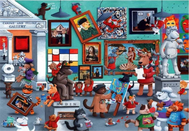 Puzzle ANATOLIAN Cat and Dog Artists 260 pieces