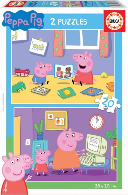 Educa Puzzle Peppa Pig 2x20 Pieces