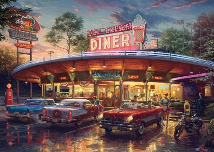 American Bistro Puzzle 1000 Pieces SCHMIDT