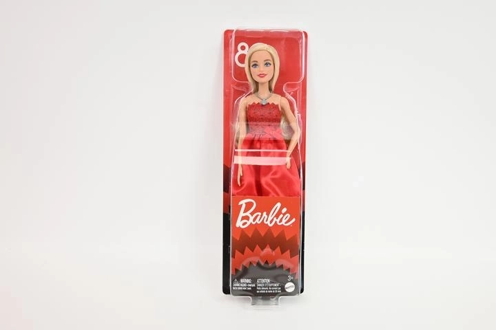 Mattel Barbie nukk Matteli 80. aastapäevaks rubiinpunases kleidis