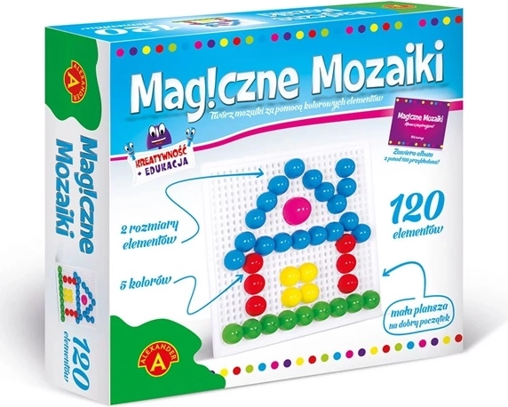 Maagilised mosaiigid – loov ja hariv komplekt 120 osaga
