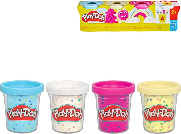 Play-Doh komplekt topside ja konfettidega