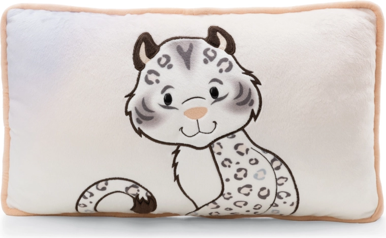 Plüüsist padi lumise leopardi Eleni Snowbelliga 43 × 25 cm