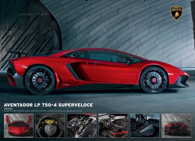 Pusle Lamborghini Aventador LP 750-4 1000 tükki