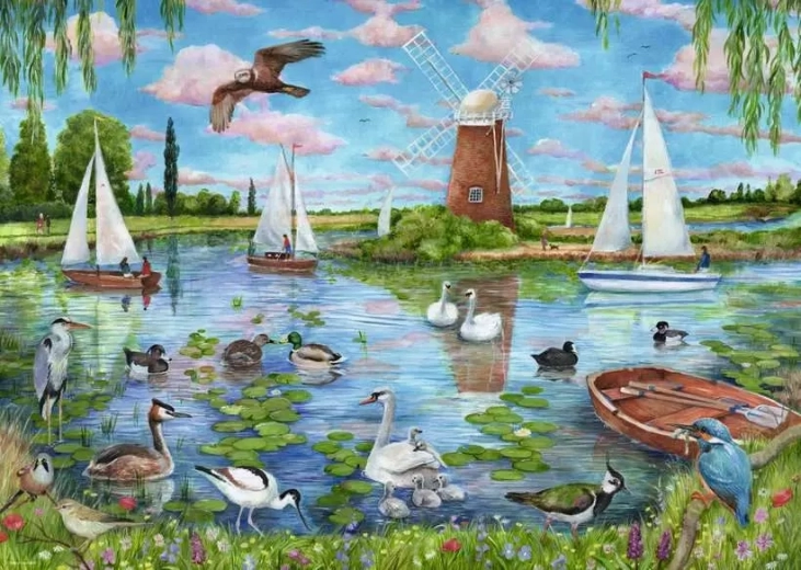 Ravensburger puzzle Secrets of Life in England 1000 pieces