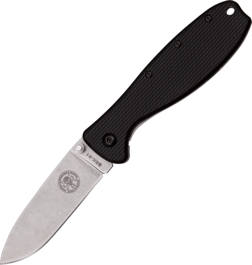 ESEE Zancudo musta taskunuga 7,7 cm, stonewash, FRN