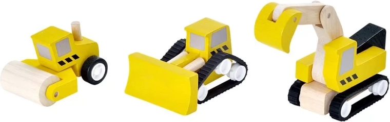 PlanToys ehitusautod autoraja juurde