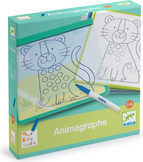 Djeco graafomotoorika komplekt „Loomade piirjooned“