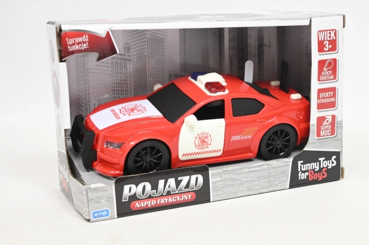 Tuletõrje sportauto valguse ja heliga