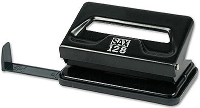 SAX 128 Hole Punch Black