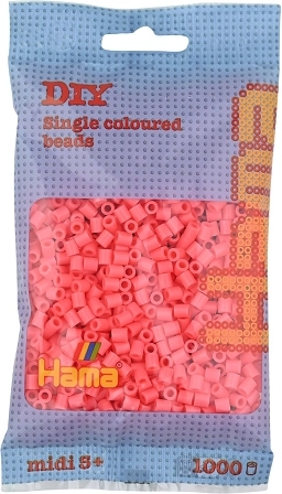Hama Midi iron-on beads light pink 1000 pcs