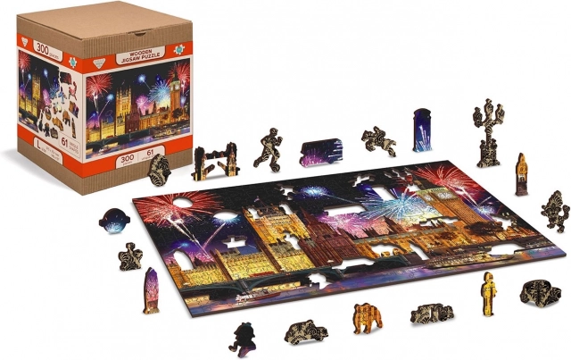 Puidust pusle Öine London 2-ühes, 150 tükki