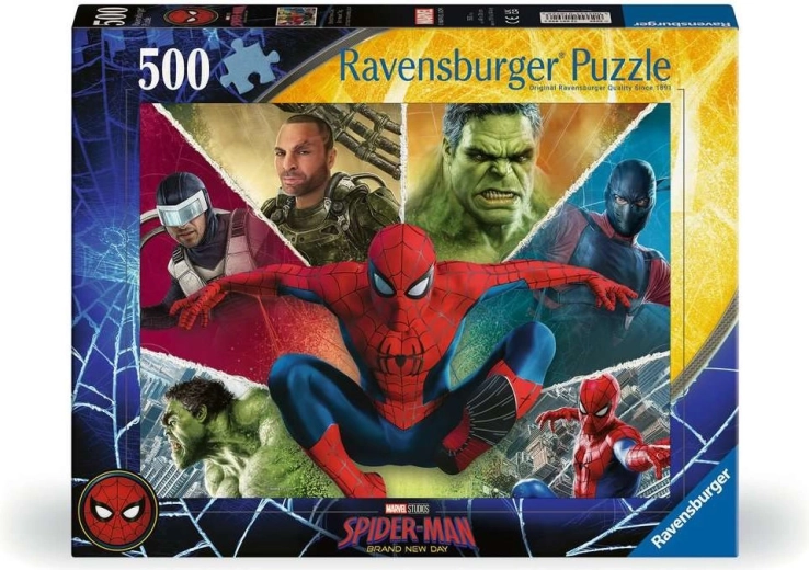 Ravensburger pusle Spider-Man: täiesti uus päev 500 tükki