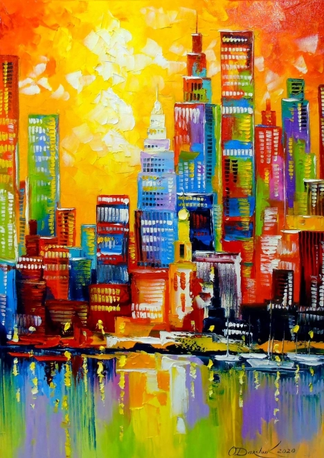 Puzzle Särav New York 1000 tükki