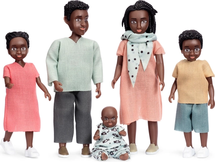 Billie Family Doll Set for Lundby Dollhouse