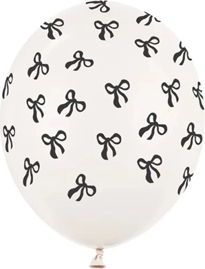 Pastelsed Kokardki õhupallid off-white 30 cm, 6 tk