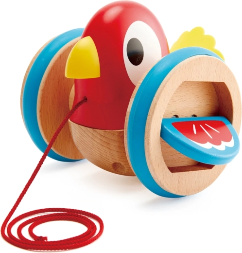 Wooden Pull-Along Bird Toy