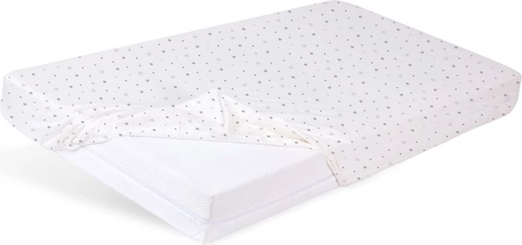 Babymatex pinguldatav jersey voodilina lapsevoodile 60 × 120 cm – tähekesed