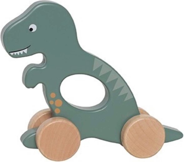 Jabadabado ratastel dinosaurus, roheline