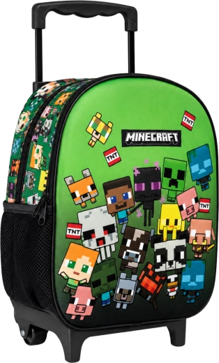 Minecrafti ratastel seljakott 32 cm roheline - 1 tk