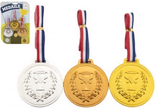 Plastist medalite komplekt nööriga