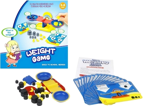 Logic Balancing Game with Scales and 42 Pieces