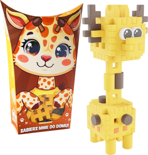 Mini Waffle Pocket Pets Building Set – Giraffe