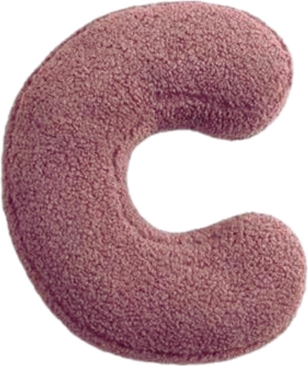 Mealini plüüsist täht C roosa - 1 tk