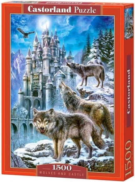 Pusle 1500 tükki Wolves and Castle