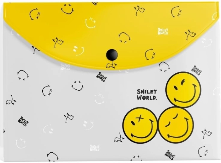 Plastikust dokumentide ümbris trukiga A4 – SMILEY WORLD motiiv
