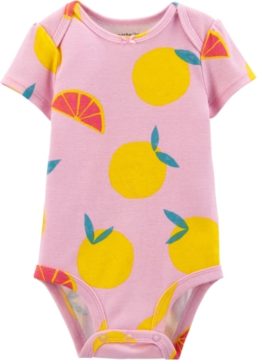 Carter’s beebibodi lühikese varrukaga Purple Lemon tüdrukutele, suurus 56