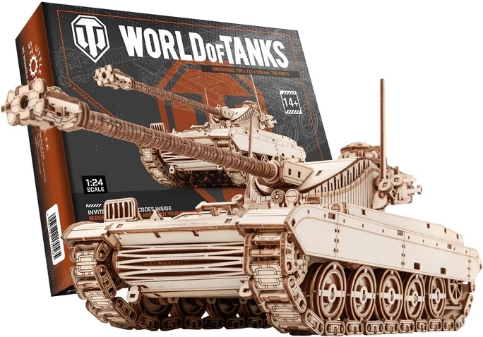 Little Story 3D puidust kokkupandav mudel World of Tanks AMX 13 105