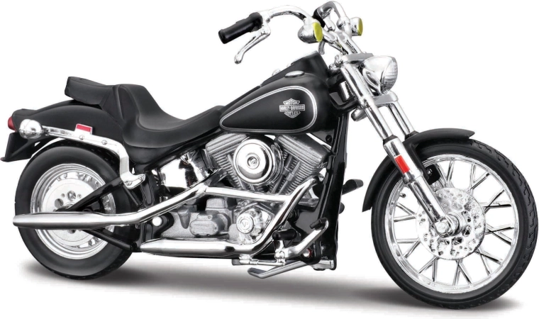 Maisto HD Motorcycle 1984 FXST Softail Matte Black 1:18