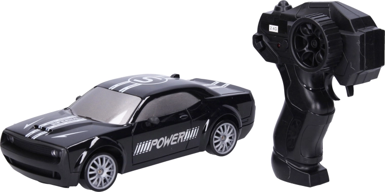 Must driftiv RC-auto kaugjuhtimispuldiga