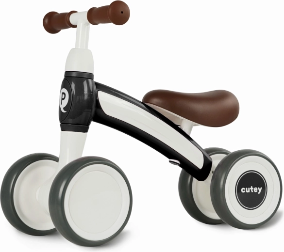 Qplay Cutey Retro black 4-wheel balance bike