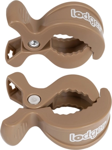 Lodger swaddle clip beige - 2 pieces