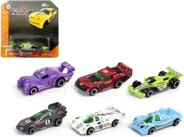Metal Racing Car on Blister