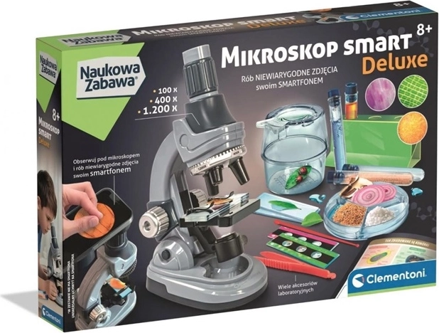 Clementoni Naukowa zabawa teaduslik mäng mikroskoop Smart deluxe